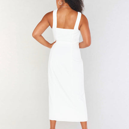 Elegant French dress with sling straps Bridesmaid dress