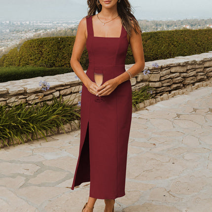 Elegant French dress with sling straps Bridesmaid dress