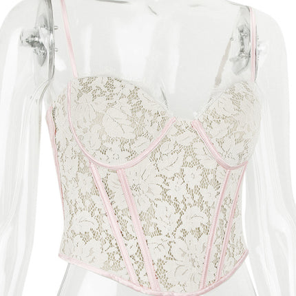 New Arrival Lace Babes Camisole Fishbone Top