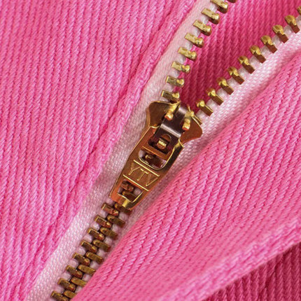 New Street High Waist Casual Straight Leg Wide Leg Pants Female Jeans