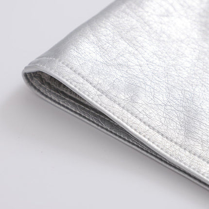 New Spice Girl Style High Waist Silver Short Leather Skirt Skirt