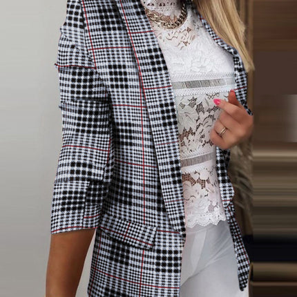 Tie-dye OL temperament professional slim top blzer