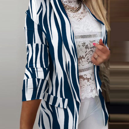 Tie-dye OL temperament professional slim top blzer