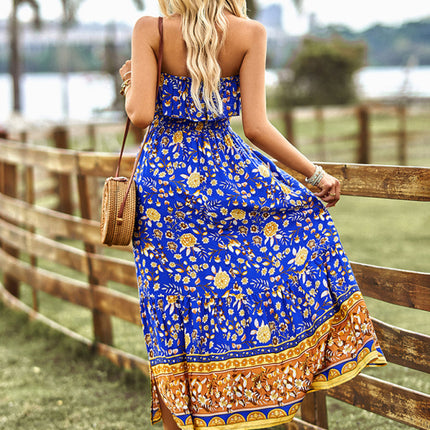 New Ladies Bohemian Casual Vacation Long Dress