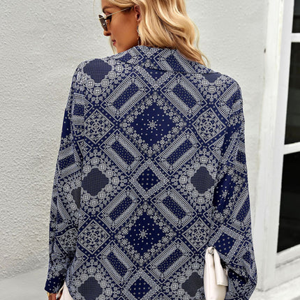 New Four Seasons Casual Print Long Sleeve Shirt