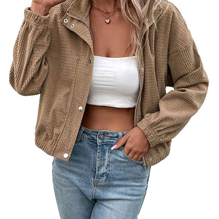 New Ladies Corduroy Long Sleeve Jacket