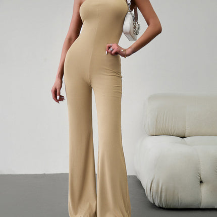 New women's elegant temperament slim sexy tube top jumpsuit