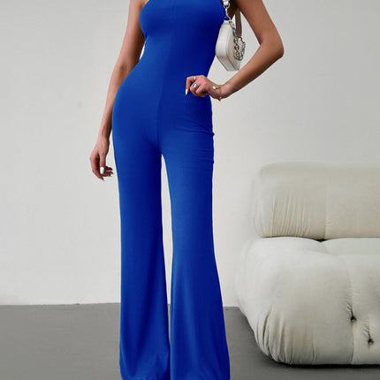 New women's elegant temperament slim sexy tube top jumpsuit