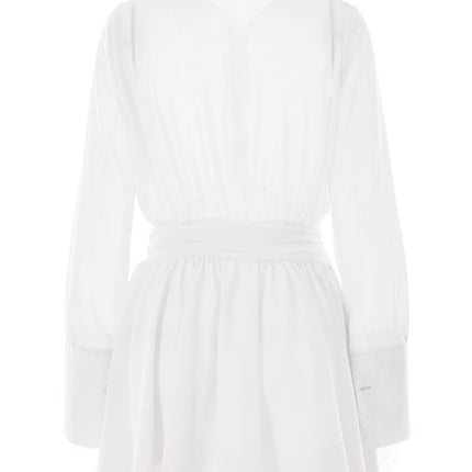 New style single-breasted lapel dress fashion sexy temperament hot girl lotus leaf skirt