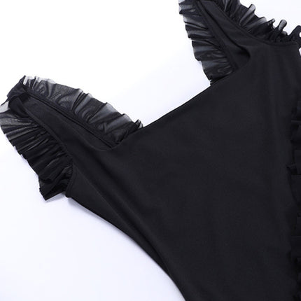 New Spice Girl Slim Height Slit Ribbon Sexy Sling Dress