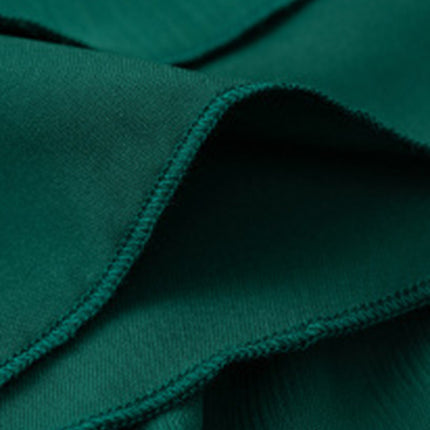 Elegant lace solid color V-neck dress