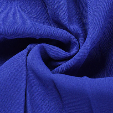 V-neck long-sleeved pleated A-line midi dress