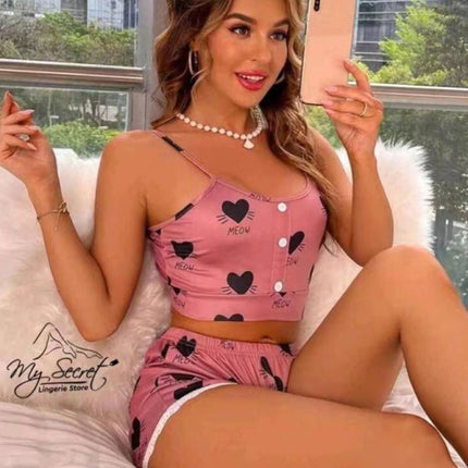 New love sexy lingerie two-piece set