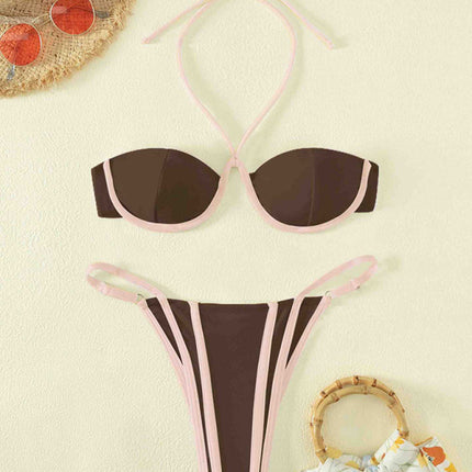New women's split swimsuit sexy bikini