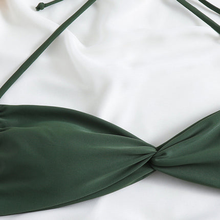 New women's adjustable strap sexy leopard print bikini two-piece set