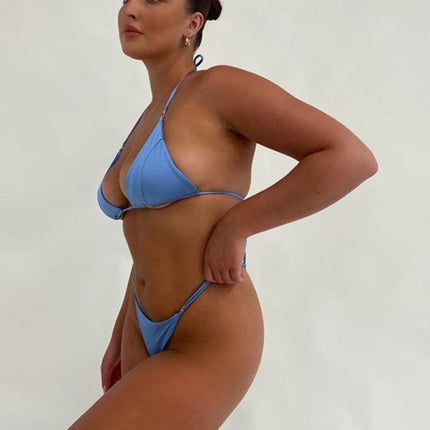 Women's three-point swimsuit sexy split bikini