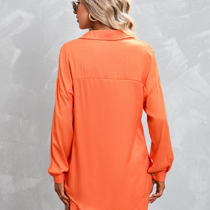 Women's Casual Fashion Long Sleeve Shorts Solid Color/Print Suit