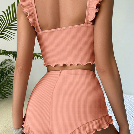 Sexy camisole+shorts pajamas home wear set