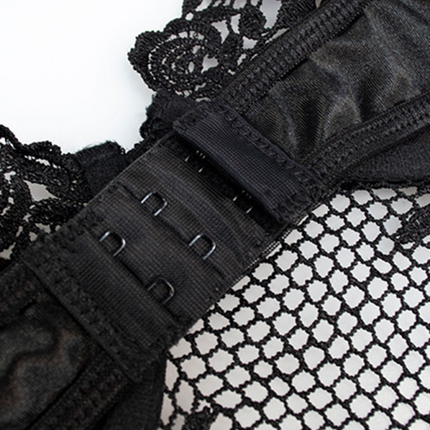 Halloween erotic lingerie bunny girl Christmas lace sexy three-piece garter jumpsuit