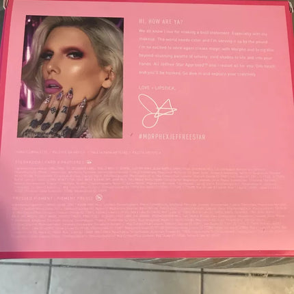 Morphe X Jeffree Star Artistry Eyeshadow Palette  30 Colors