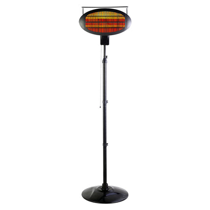 Optimus Garage-Outdoor Floor Standing Infrared Patio Heater with Remote