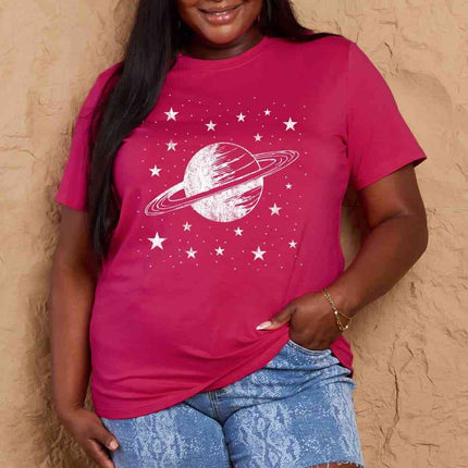 Simply Love Full Size Planet Graphic Cotton T-Shirt
