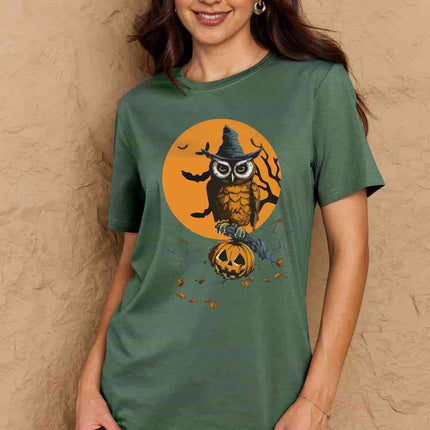 Simply Love Full Size Holloween Theme Graphic Cotton T-Shirt