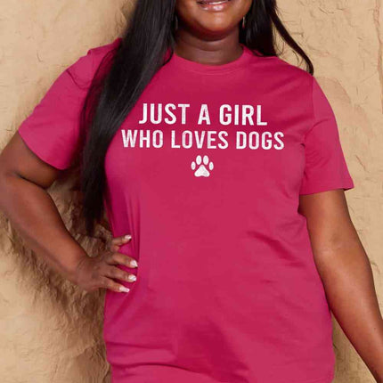 Simply Love Full Size Dog Paw Graphic Cotton T-Shirt