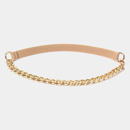 Half Alloy Chain Elastic Belt