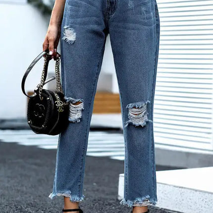 Vaqueros pitillo totalmente moldeadores de talle alto para mujer 