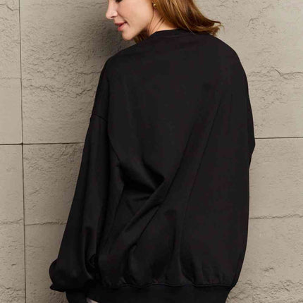 Simply Love Full Size Graphic Round Neck Sweatshirt