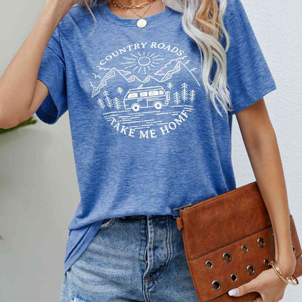 COUNTRY ROADS TAKE ME HOME Graphic Tee