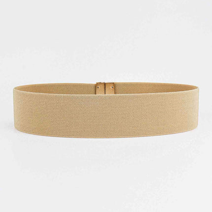 Alloy Buckle Elastic Belt