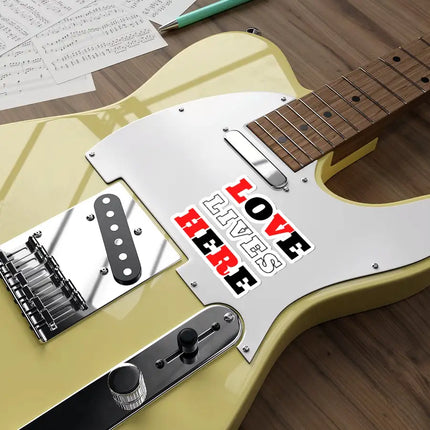 Uniquely You Die-Cut Sticker, Love Lives Here Christian Inspiration