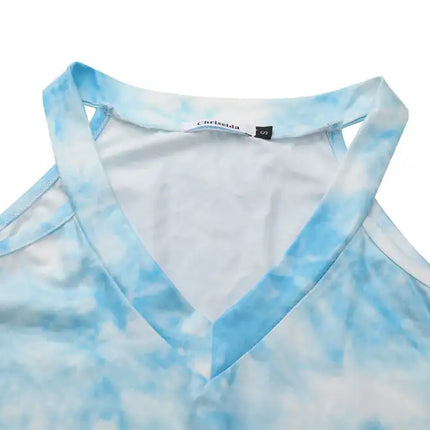 Women's Crew Neck Athleisure Pair Short Sleeve Suit