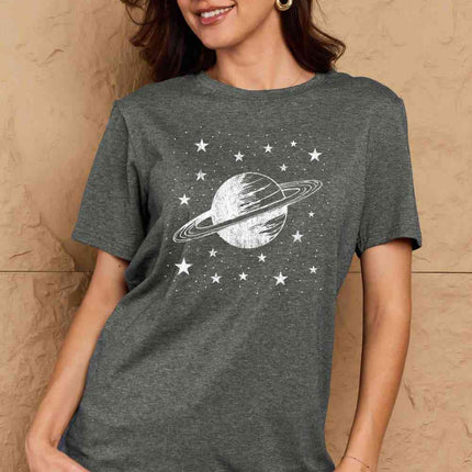 Simply Love Full Size Planet Graphic Cotton T-Shirt