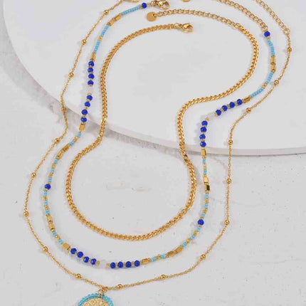 Three-Piece Beaded Necklace Set