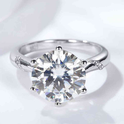 5 Carat  Moissanite Solitaire Ring