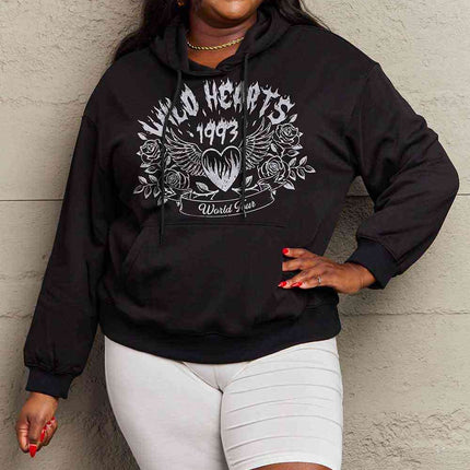 Simply Love Simply Love Full Size WILD HEARTS 1993 WORLD TOUR Graphic Hoodie