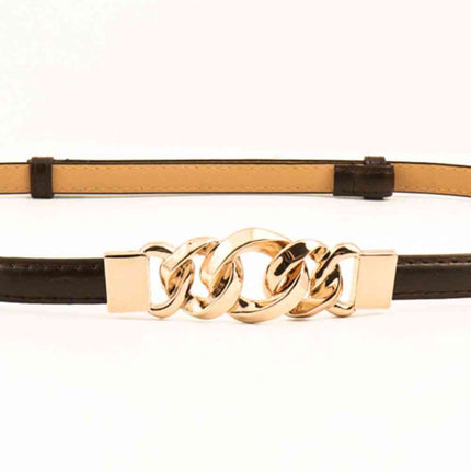 PU Skinny Belt - Vickie Lynn's