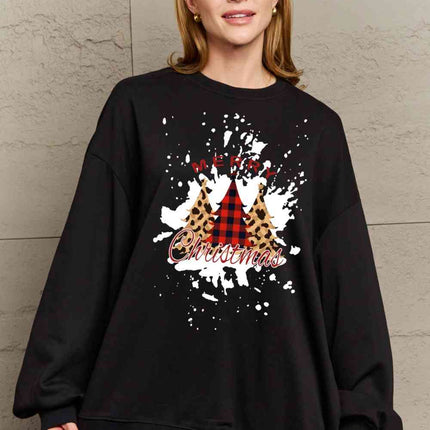 Simply Love Full Size MERRY CHRISTMAS Graphic Sweatshirt