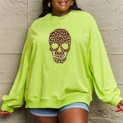 Simply Love Full Size Drop Shoulder Graphic Sweatshirt