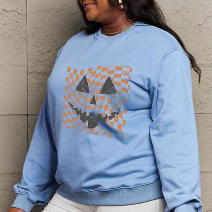 Simply Love Full Size Graphic Dropped Shoulder Sweatshirt
