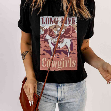 LONG LIVE COWGIRLS Graphic Tee - Vickie Lynn's