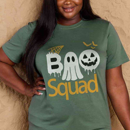 Simply Love Full Size BOO SQUAD Graphic Cotton T-Shirt