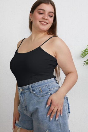 Basic Bae Full Size Round Neck Slim Cami - Vickie Lynn's