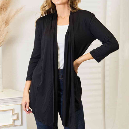 Culture Code Full Size Open Front Cardigan