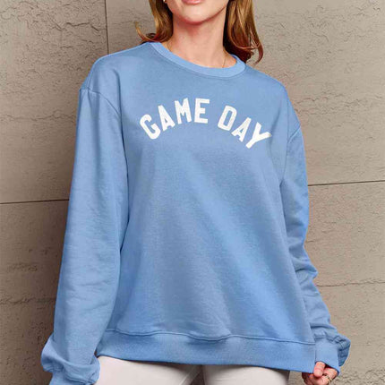 Simply Love Full Size GAME DAY Graphic Sweatshirt