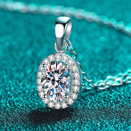 Be The One 1 Carat Moissanite Pendant Necklace