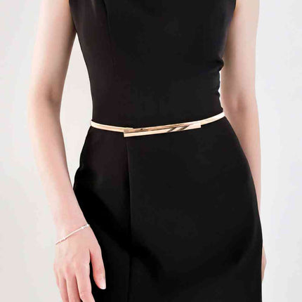 Elastic Iron Skinny Belt